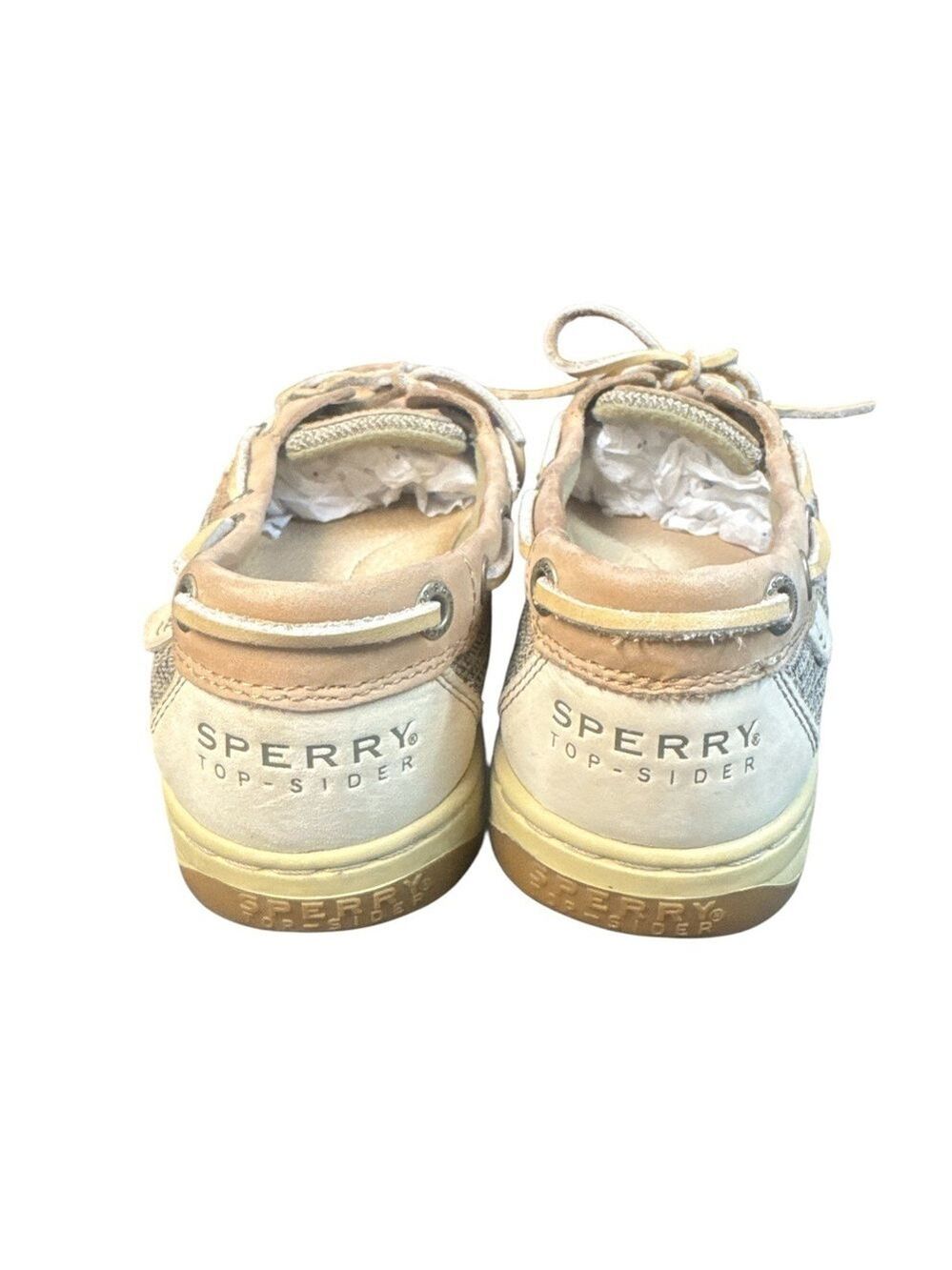 Sperry Angelfish Women's Boat Shoes Brown Leather Size 7 - Picture 8 of 11